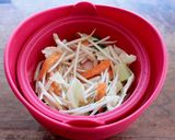 朝から元気！袋麺で作る！日の出朝ラーメン作り方4写真