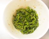 レンジ３分！無限ピーマン★胡麻甘酢和え作り方5写真
