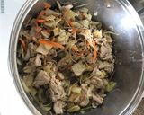 簡単、根菜と豚肉のうま煮。作り方6写真