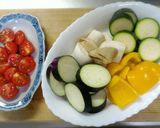 夏野菜で♪イタリアン焼きマリネのパスタ作り方1写真