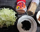 節約【ブロッコリーの茎とワカメの味噌汁】作り方7写真