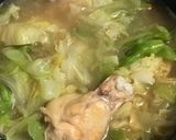 簡単！朝食◎手羽元とキャベツの生姜スープ作り方4写真