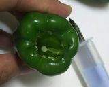 ピーマンのポテサラ詰め☆チーズIN♪作り方4写真