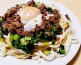 甘辛肉の温玉とろ～り丼作り方7写真