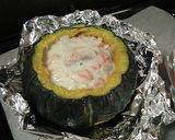 ぼっちゃんかぼちゃで♪かわいいグラタン作り方5写真