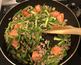 ピーマンとトマトとひき肉のそぼろ炒め作り方3写真