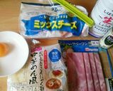 糖質0麺で簡単こってりカルボナーラ☆作り方1写真
