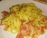 糖質0麺で簡単こってりカルボナーラ☆作り方6写真