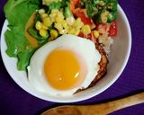 食感楽しむ♪ロコモコベジボウル作り方5写真