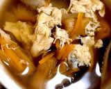 干し椎茸と干し貝柱のスープ作り方4写真