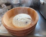 圧力鍋でおこわ(黒豆)作り方7写真