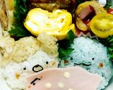 すみっコぐらしキャラ弁(巾着のお布団付)作り方7写真
