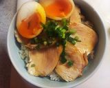 半熟卵の鶏むね丼作り方12写真