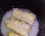とうもろこし風味のさくらご飯作り方2写真