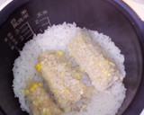 とうもろこし風味のさくらご飯作り方3写真