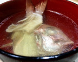 鯛のあらを使ったあっさりすまし汁作り方6写真