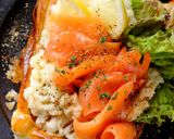 優雅な軽食☆スモークサーモンパイ！作り方5写真