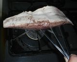 ガスレンジで簡単　鰹のたたき・土佐造り作り方2写真