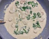 海老ブロッコリー和風クリーム蕎麦パスタ作り方6写真
