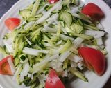 野菜たっぷり！揚麺で簡単パリパリサラダ♪作り方4写真