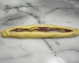 『紫いも&さつまいも』のねじりハートパン作り方8写真