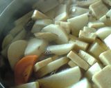 高野豆腐（凍み豆腐）と根菜たっぷり煮作り方3写真