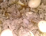 手羽元とゆで玉子のめんつゆ煮作り方4写真