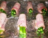 レンジとトースターで!アスパラベーコン巻作り方3写真