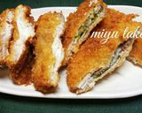 チーズと梅しそのミルフィーユカツ♪作り方16写真