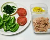 トースターで簡単☆野菜のツナマヨ詰め作り方1写真