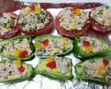 トースターで簡単☆野菜のツナマヨ詰め作り方4写真