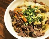 牛肉と白菜のすき焼き風作り方5写真
