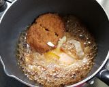 コロッケ玉子のせ丼作り方3写真