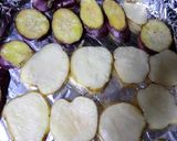 アマニ油だけでサツマイモじゃがいもの焼物作り方3写真