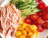 もずくを麺代わりに低糖質冷やし中華作り方10写真