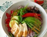 ひじき入り☆チキンと夏野菜のベジボウル作り方8写真
