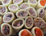 簡単美味・レバーと野菜を詰めたカネロニ作り方4写真