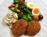 お弁当(6/18) カレーコロッケ作り方2写真
