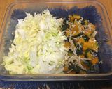 大豆とえのき塩昆布入り和風ベジボウル作り方1写真