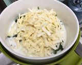 今日も簡単！チーズフォンデュパスタ！作り方3写真