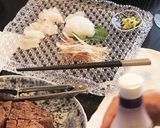 簡単☆お刺身をミョウガ、ポン酢、わさびで作り方1写真