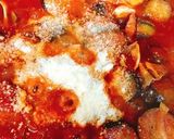 フランクフルトと茄子のトマトパスタ作り方9写真