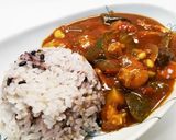 トマトでさっぱり♪夏野菜カレー作り方8写真