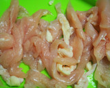 胸肉とピーマンの塩炒め♪とろっと食感♪作り方2写真