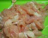 胸肉とピーマンの塩炒め♪とろっと食感♪作り方3写真