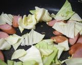 ソーセージと卵のふんわり炒め♪作り方4写真