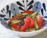 がごめ昆布と夏野菜のめんつゆ浸し♪作り方6写真