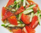 がごめ昆布と夏野菜のめんつゆ浸し♪作り方5写真