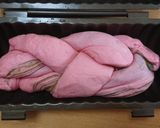 ヨモギあんのさくらデニッシュ風パン作り方9写真