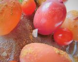 ぶどうとﾏｲｸﾛﾄﾏﾄの塩あんトースト作り方7写真